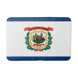 Staatsflagge West Virginia Badematte