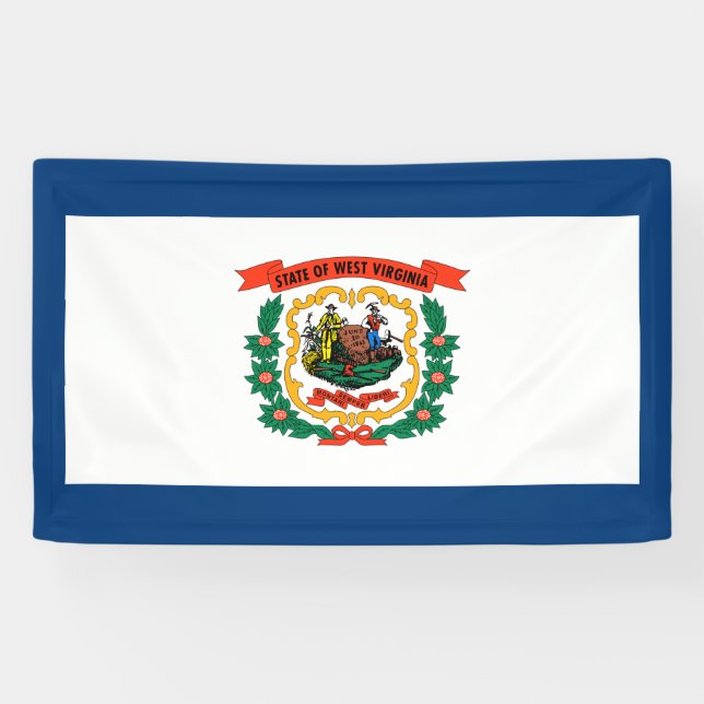 Staatsflagge West Virginia Banner (Horizontal)