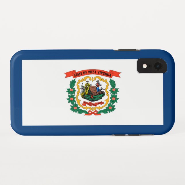 Staatsflagge West Virginia Case-Mate iPhone Hülle (Rückseite (Horizontal))