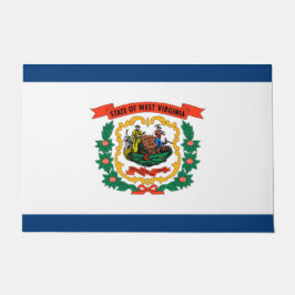 Staatsflagge West Virginia Fußmatte
