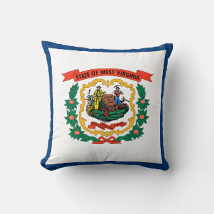 Staatsflagge West Virginia Kissen