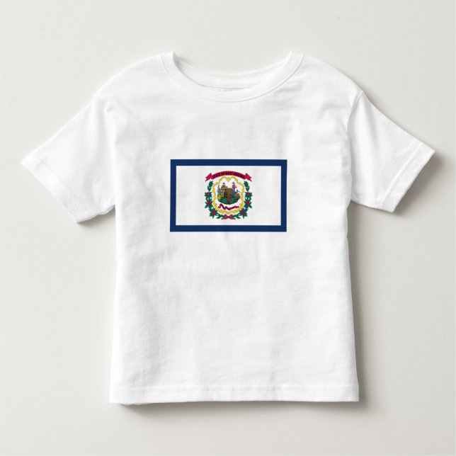 Staatsflagge West Virginia Kleinkind T-shirt (Vorderseite)