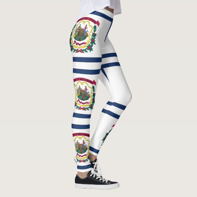 Staatsflagge West Virginia Leggings (Rechts)