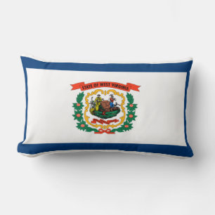 Staatsflagge West Virginia Lendenkissen