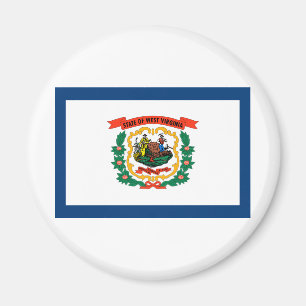 Staatsflagge West Virginia Magnet
