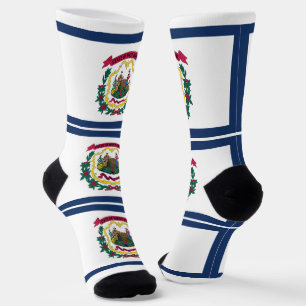 Staatsflagge West Virginia Socken