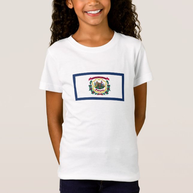 Staatsflagge West Virginia T-Shirt (Vorderseite)