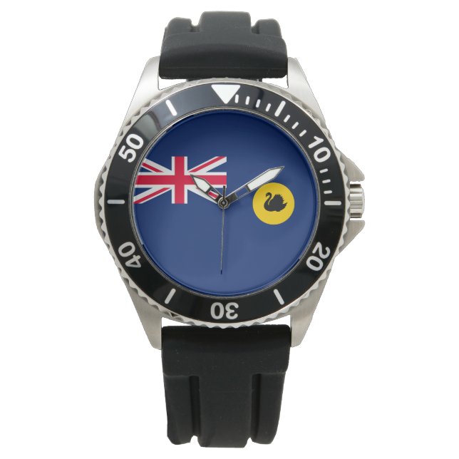 Staatsflagge Western Australien Armbanduhr (Vorderseite)