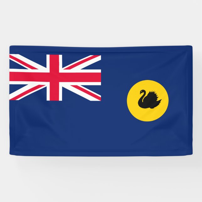 Staatsflagge Western Australien Banner (Horizontal)