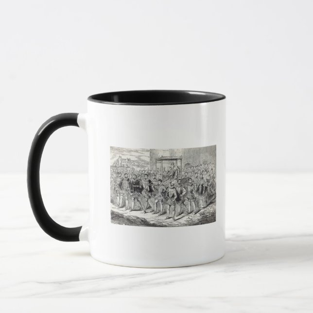 Staatsfortschritt der Königin Elizabeth Tasse (Links)