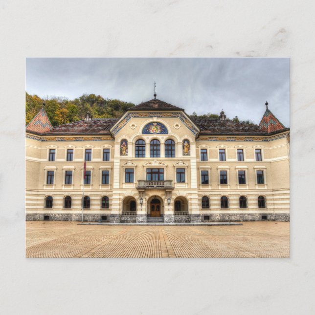 Staatshaus Liechtenstein Postkarte (Vorderseite)