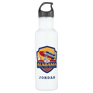 Staatsstolz   Alabama Edelstahlflasche