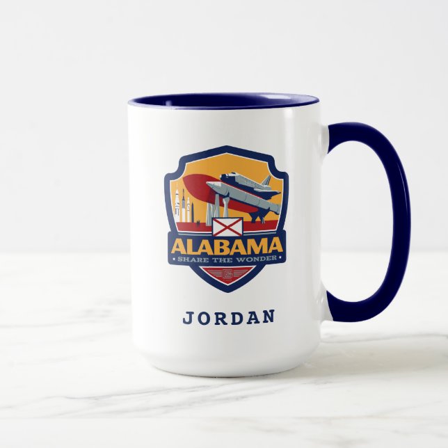 Staatsstolz | Alabama Tasse (Rechts)