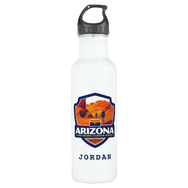 Staatsstolz | Arizona Edelstahlflasche (Vorderseite)