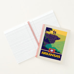 Staatsstolz Arkansas Notizbuch