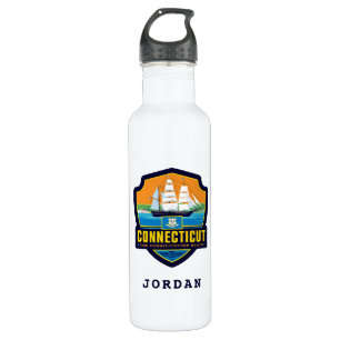 Staatsstolz   Connecticut Edelstahlflasche