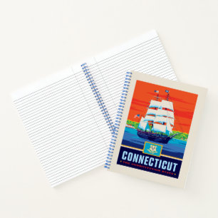 Staatsstolz Connecticut Notizbuch