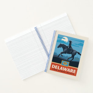 Staatsstolz Delaware 2 Notizbuch