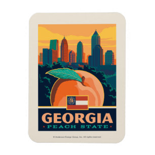 Staatsstolz   Georgien Magnet