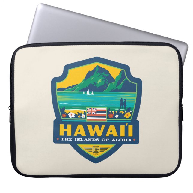 Staatsstolz | Hawaii Laptopschutzhülle (Vorderseite)