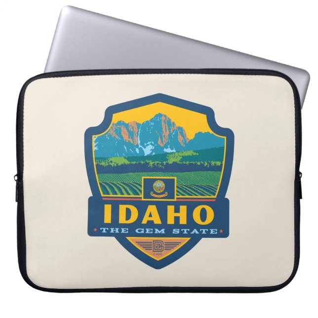 Staatsstolz | Idaho Laptopschutzhülle (Vorderseite)