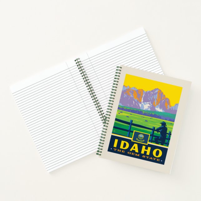 Staatsstolz | Idaho Notizbuch (Innenseite)