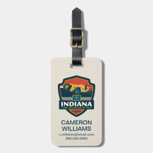 Staatsstolz Indiana Gepäckanhänger