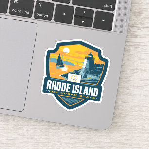 Staatsstolz   Insel Rhode Aufkleber