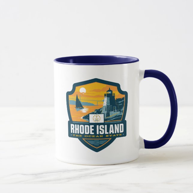 Staatsstolz | Insel Rhode Tasse (Rechts)
