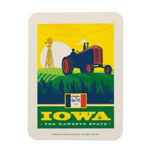 Staatsstolz Iowa Magnet