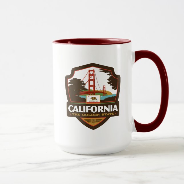 Staatsstolz | Kalifornien Tasse (Rechts)