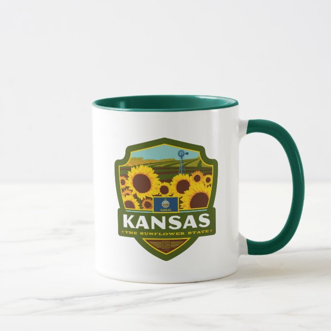 Staatsstolz | Kansas Tasse (Rechts)