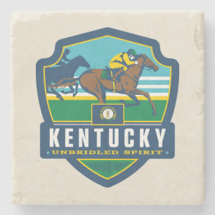 Staatsstolz Kentucky Steinuntersetzer