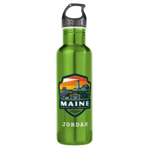 Staatsstolz   Maine Edelstahlflasche