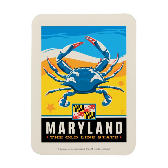 Staatsstolz | Maryland Magnet (Vertikal)