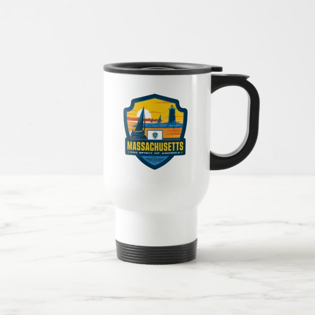 Staatsstolz | Massachusetts Reisebecher (Rechts)