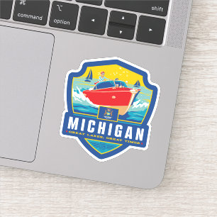 Staatsstolz   Michigan Aufkleber