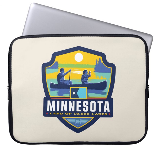 Staatsstolz | Minnesota Laptopschutzhülle (Vorderseite)