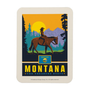 Staatsstolz   Montana Magnet