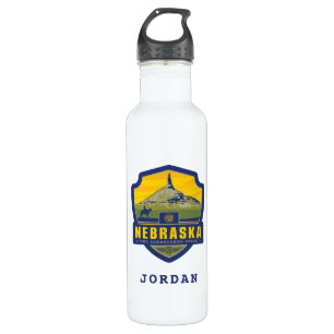 Staatsstolz   Nebraska Edelstahlflasche