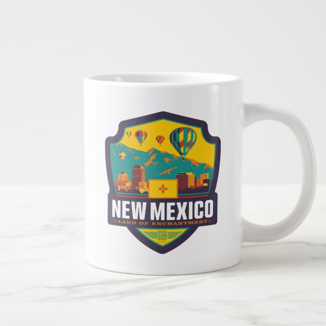Staatsstolz | Neu Mexiko Jumbo-Tasse (Rechts)