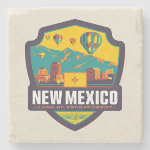 Staatsstolz New Mexico Steinuntersetzer