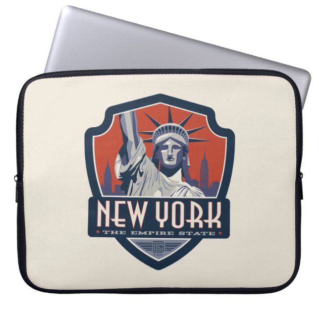Staatsstolz | New York Laptopschutzhülle (Vorderseite)