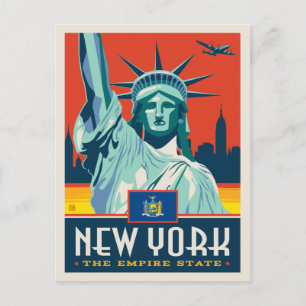 Staatsstolz   New York Postkarte
