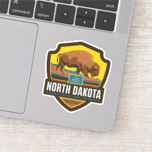 Staatsstolz   North Dakota Aufkleber