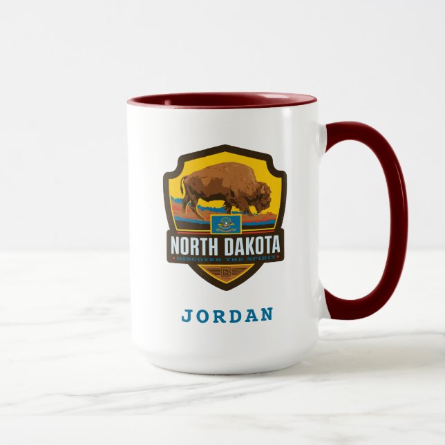 Staatsstolz | North Dakota Tasse (Rechts)