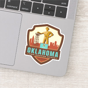 Staatsstolz   Oklahoma Aufkleber