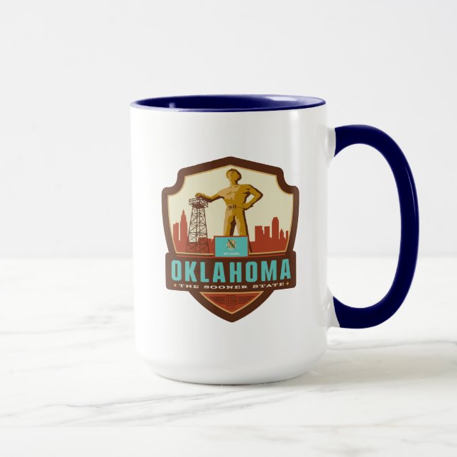Staatsstolz | Oklahoma Tasse (Rechts)