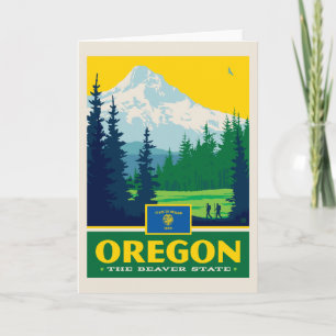 Staatsstolz   Oregon Karte