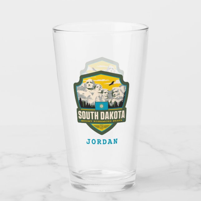 Staatsstolz | South Dakota Glas (Vorderseite)